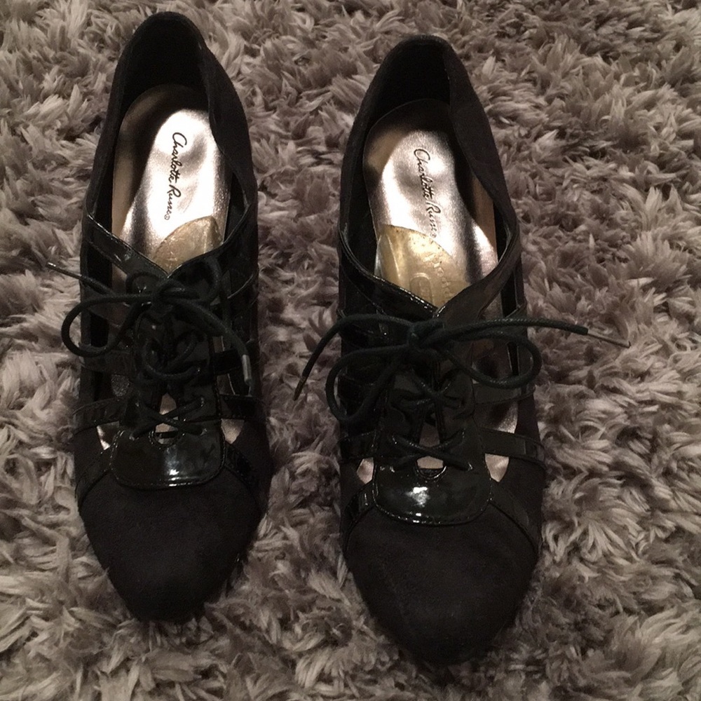 Charlotte Russe | Pointed Toe Black Heel 